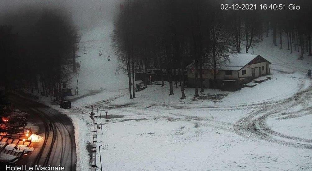 Neve sul monte Amiata (foto hotel Macinaie)