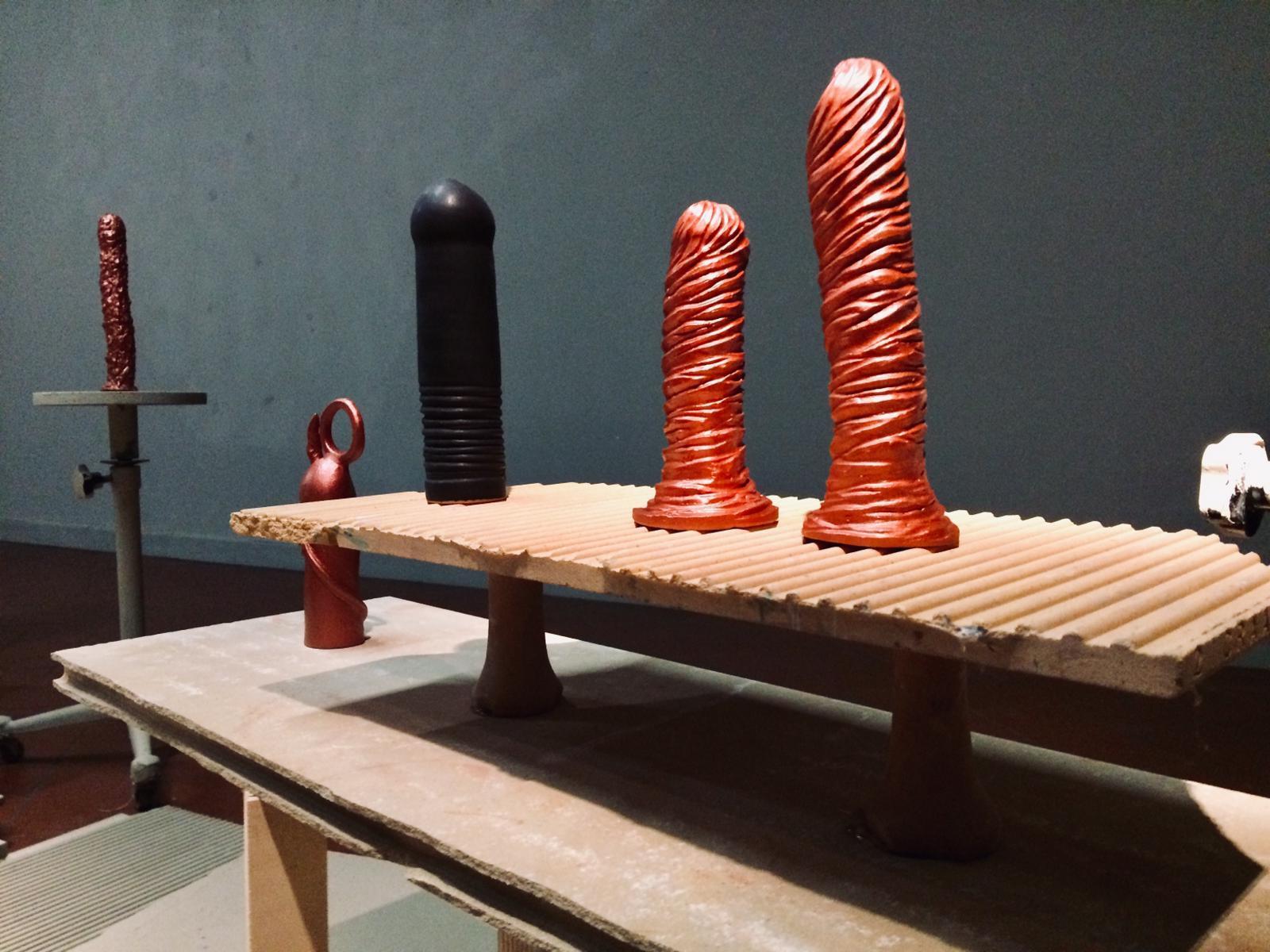 L’ultima sala della mostra “Tritume” a cura di Laura Cionci