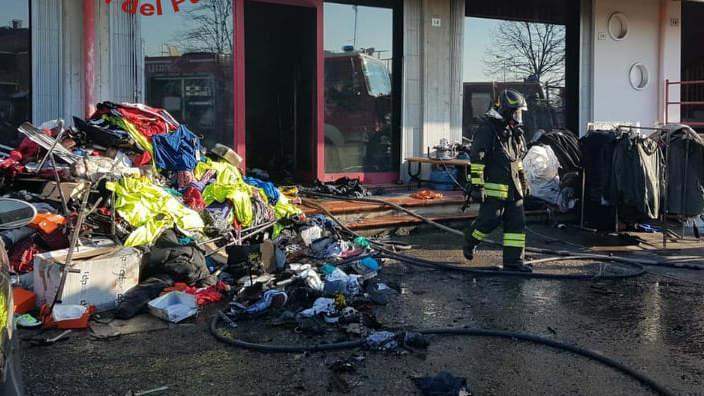 San Prospero Incendio devasta Kiki Sport Aveva appena inaugurato