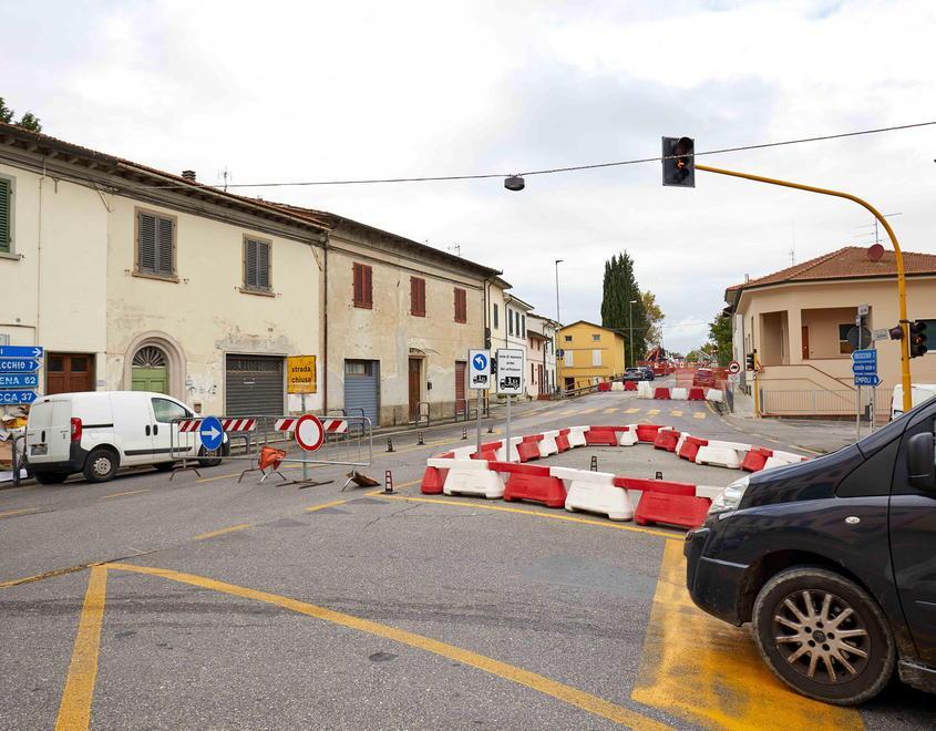 I lavori sul ponte di Marcignana a ottobre