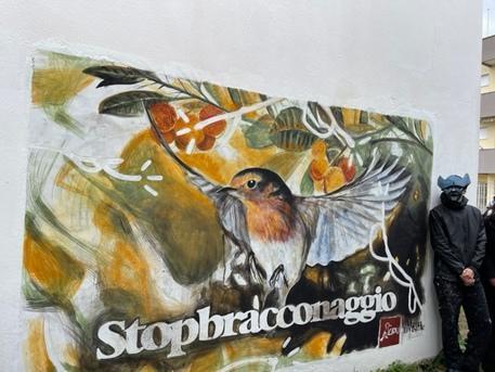 L'opera firmata da Manu Invisible e dagli studenti del Foiso Fois