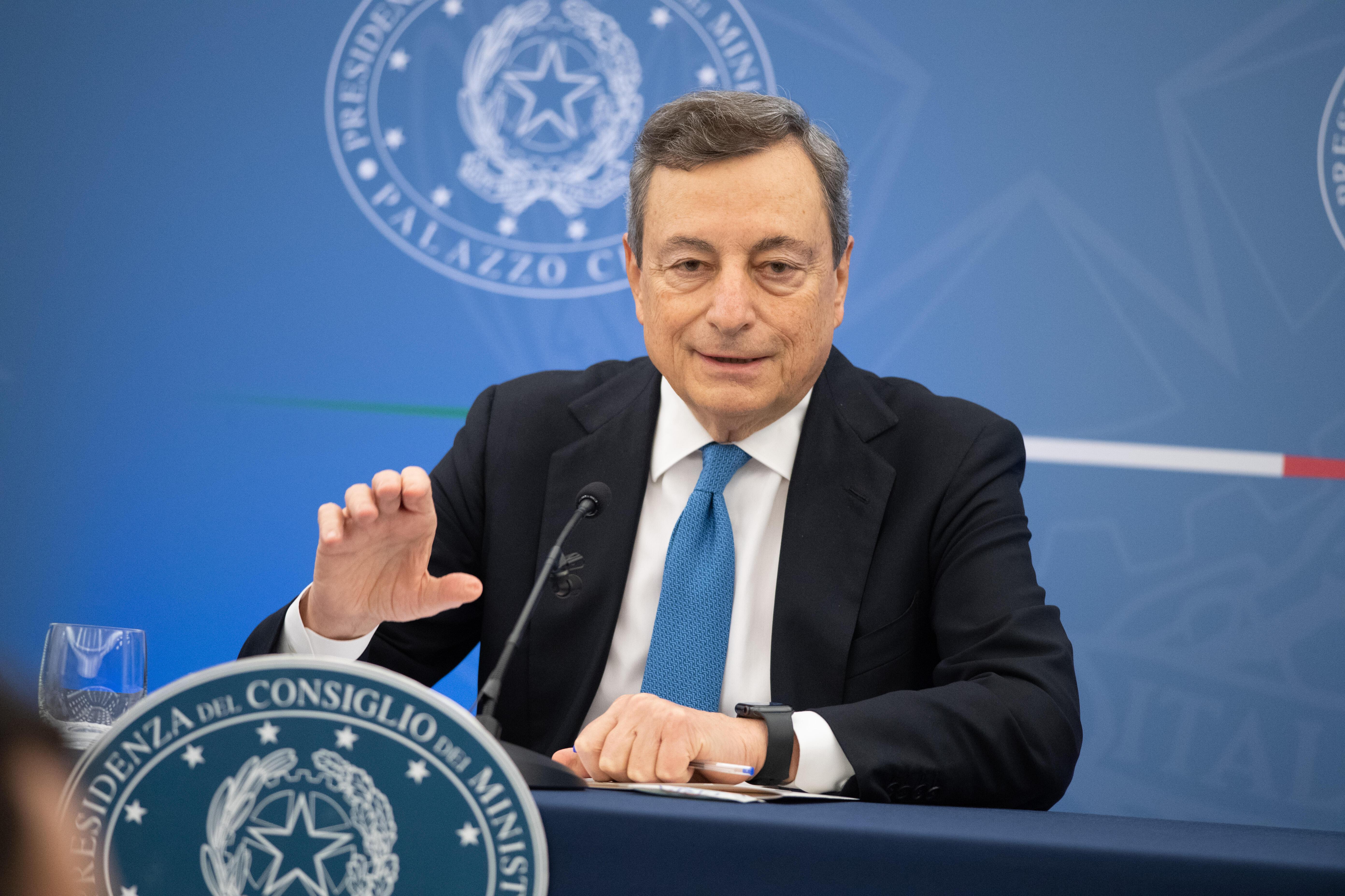Il presidente del Consiglio, Mario Draghi (Filippo Attili/Palazzo Chigi/LaPresse)