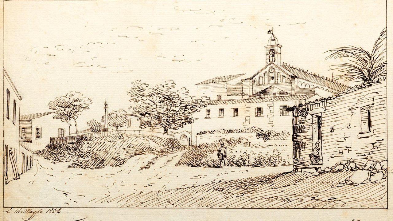 Porto Torres, il volto antico della basilica di San Gavino nel disegno inedito del 1832 