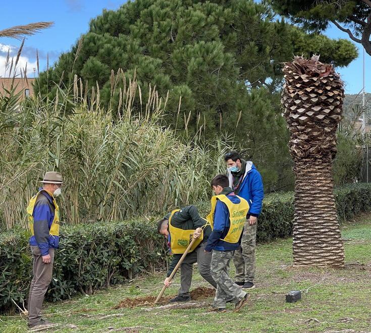 Via tappini e mozziconi e gli scout piantano alberi 