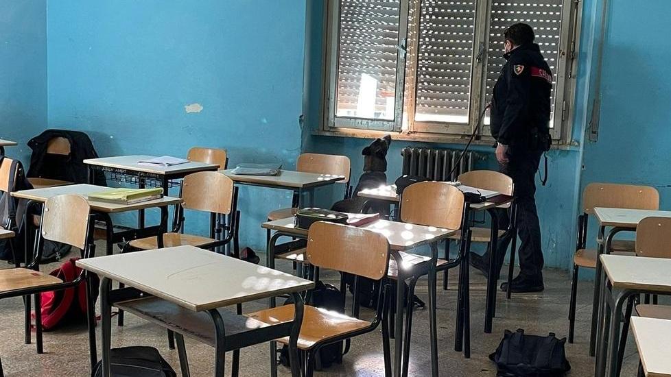 Controlli antidroga dei carabinieri all’istituto Pacinotti
