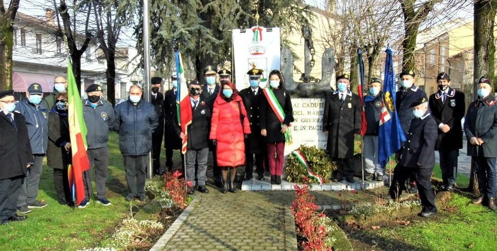 I marinai celebrano la loro patrona Messa e cerimonia