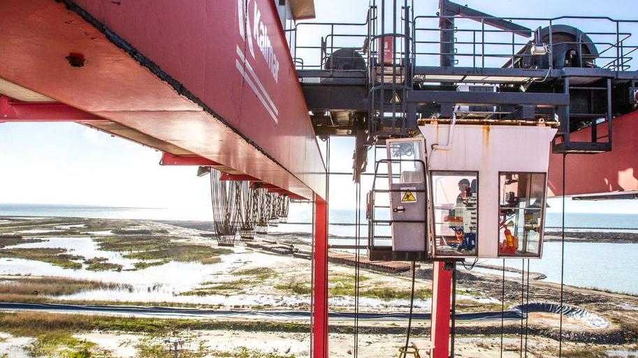 L’area delle vasche di colmata dove è prevista la realizzazione della Darsena Europa