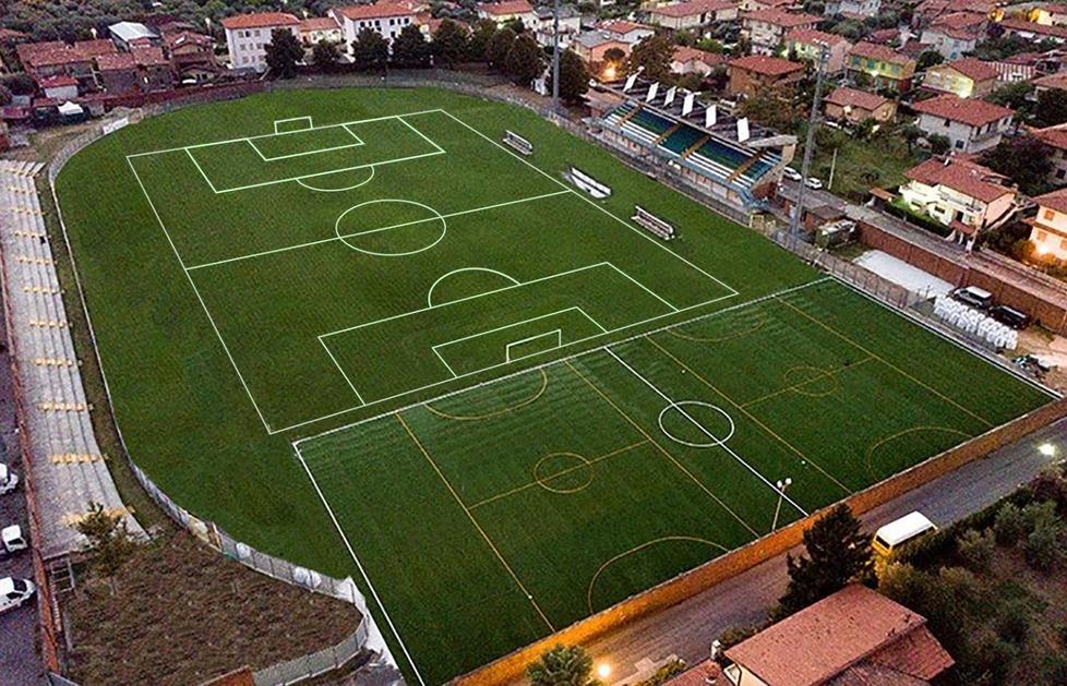Mezzo milione per rifare lo stadio di Seravezza: ecco come sarà il nuovo impianto 