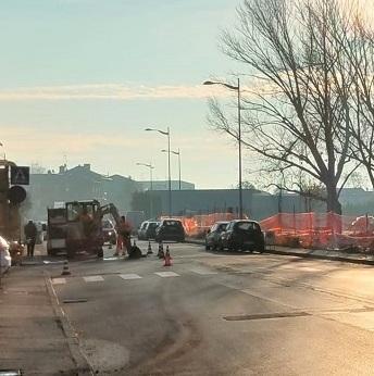Avviati i lavori con la rottura di un tubo Risolto l’ imprevisto