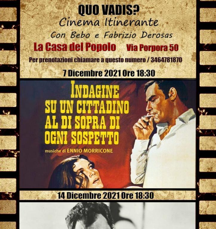 I film del cinema itinerante 