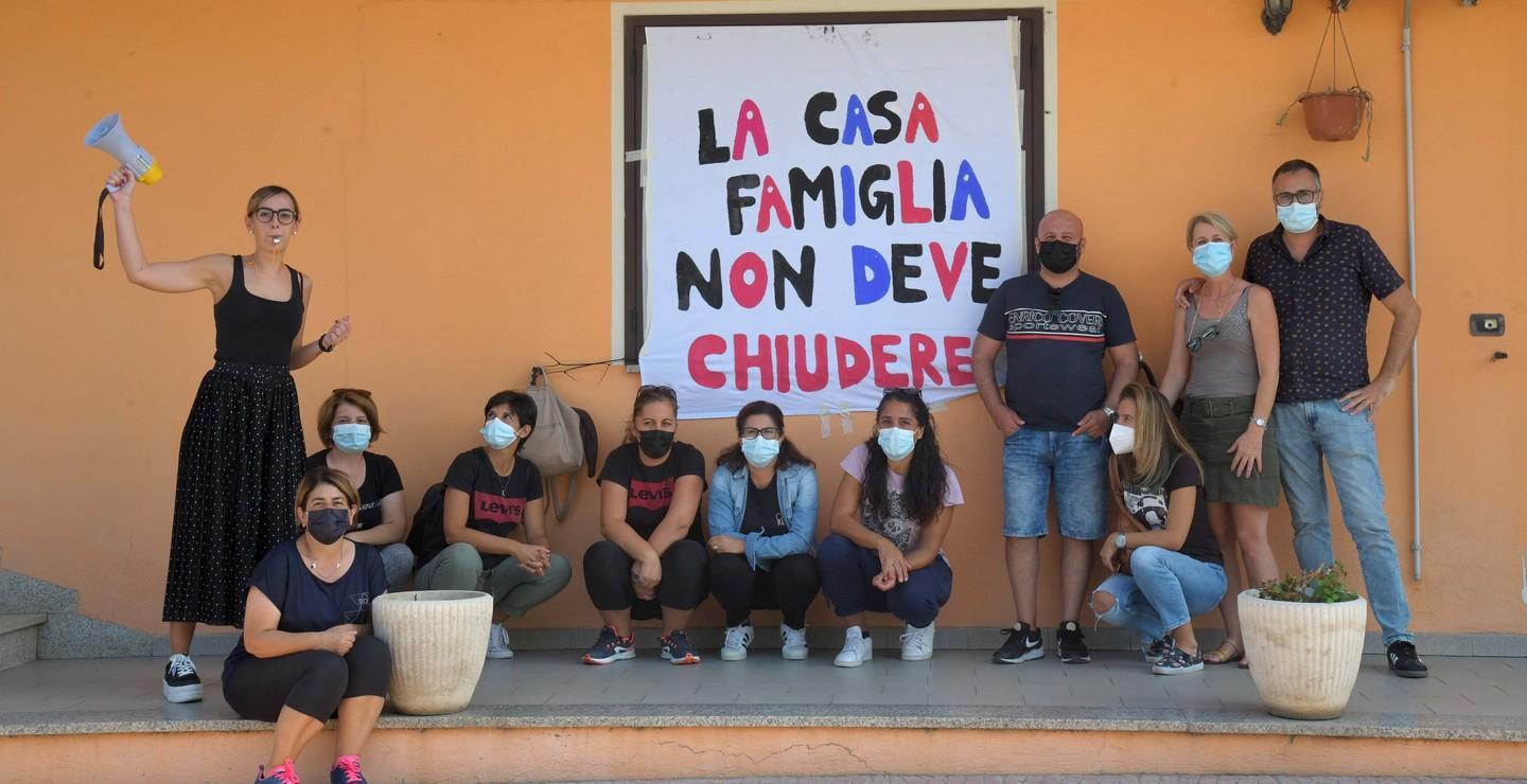 Stato di agitazione nella casa famiglia 