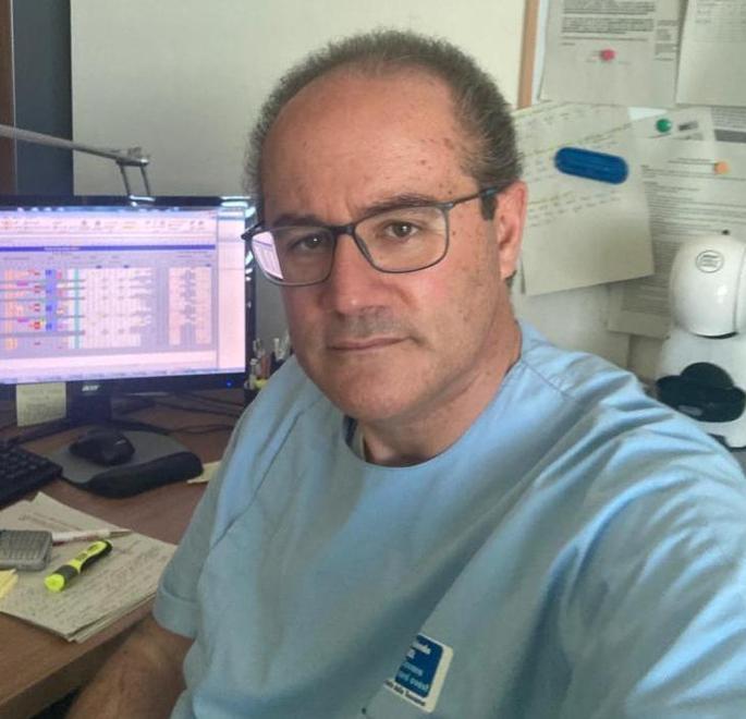 Cesare Fabrizio Benanti responsabile della terapia intensiva dell'ospedale San Luca