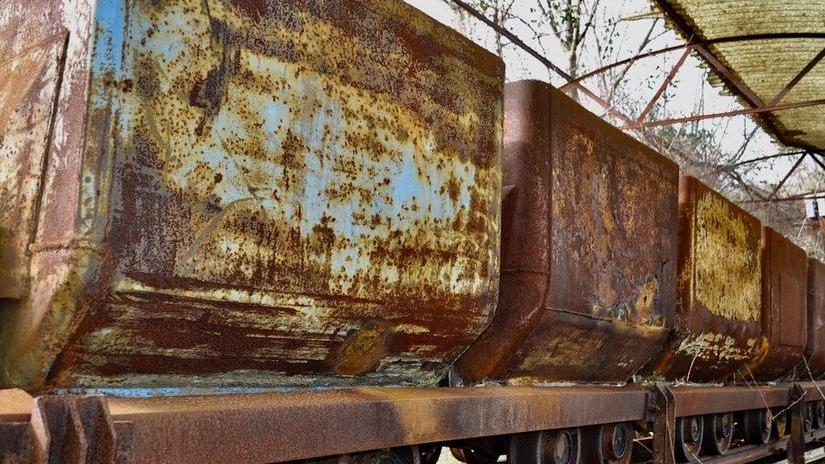 Uno scorcio dell'ex sito di Niccioleta