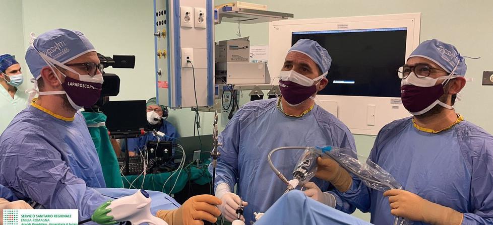 La laparoscopia in diretta Anche il Sant’Anna on line immagini in tutto il mondo 