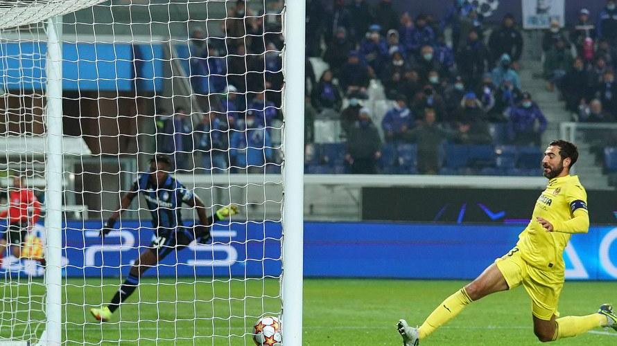 L’Atalanta si butta via nel primo tempo Nella ripresa il Villareal salvato dai pali