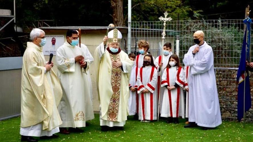 Cene, calcio e biliardino Nasce un’area per bambini dedicata a don Giorgio