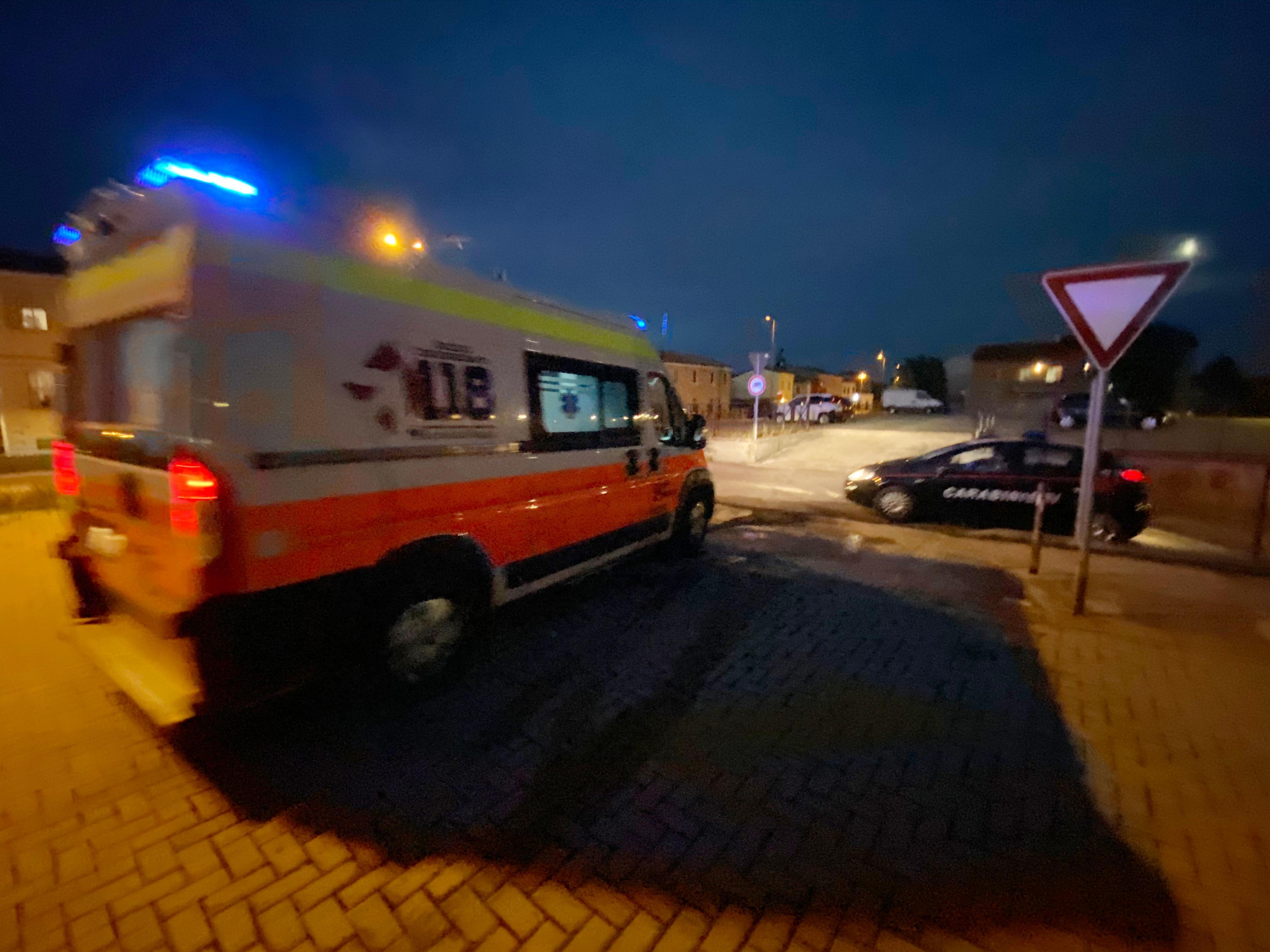 Sul posto sono intervenuti i soccorritori del 118