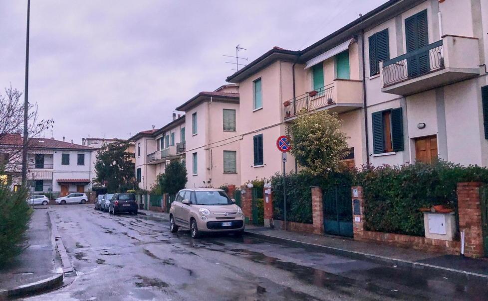 Via Ammannati a Empoli (foto Autovino/Sestini)