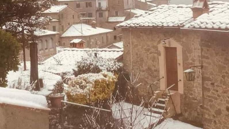 Fiocchi di neve nella Valleriana