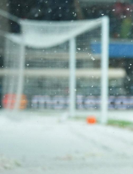 La neve ferma molte partite dei campionati dilettantistici