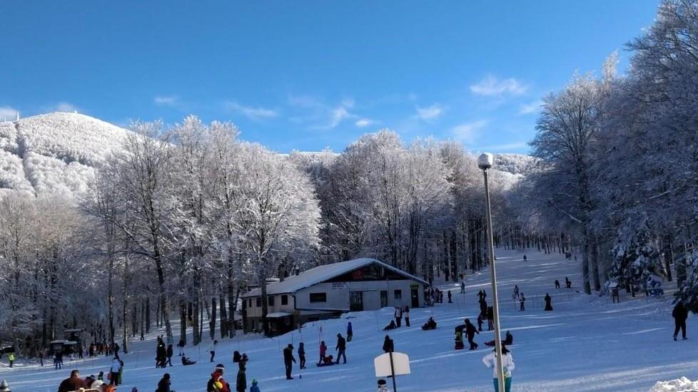 Le Macinaie, sull'Amiata, nella giornata di domenica 12 dicembre 2021