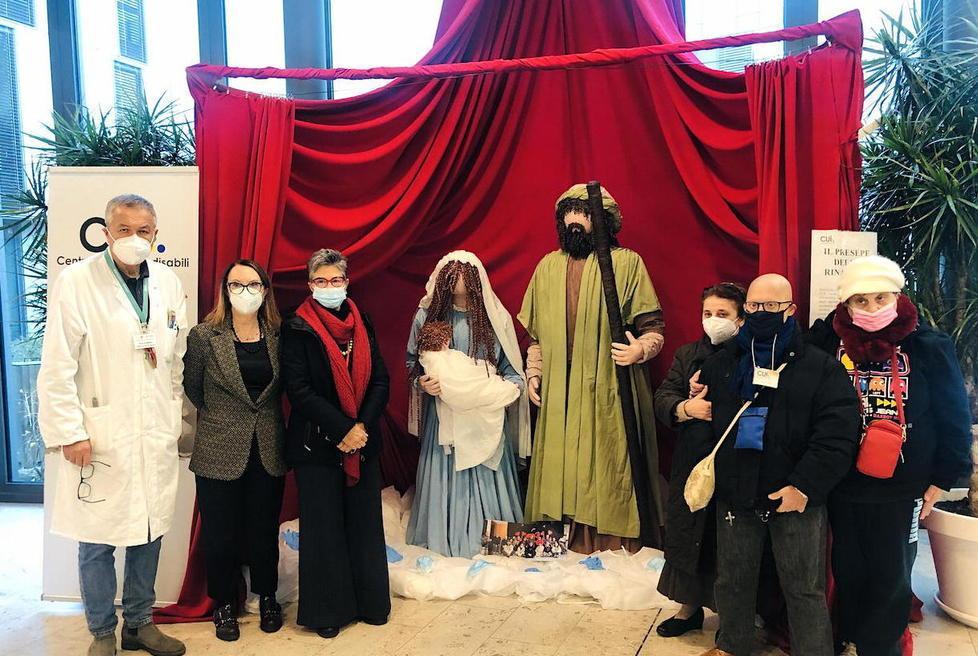 Presepe della rinascita per ringraziare gli operatori sanitari 