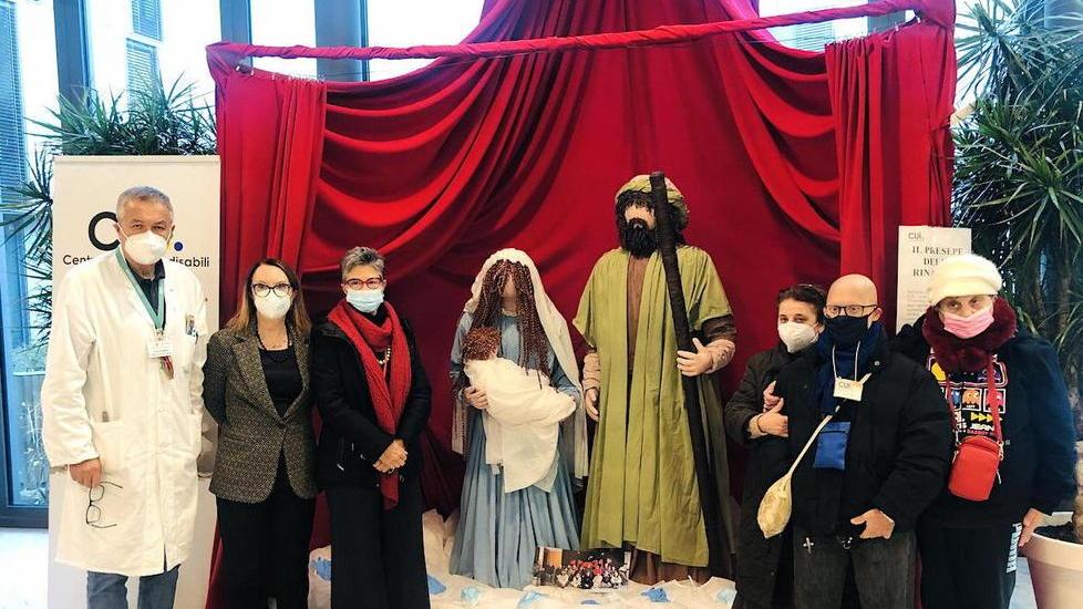 Presepe della rinascita per ringraziare gli operatori sanitari