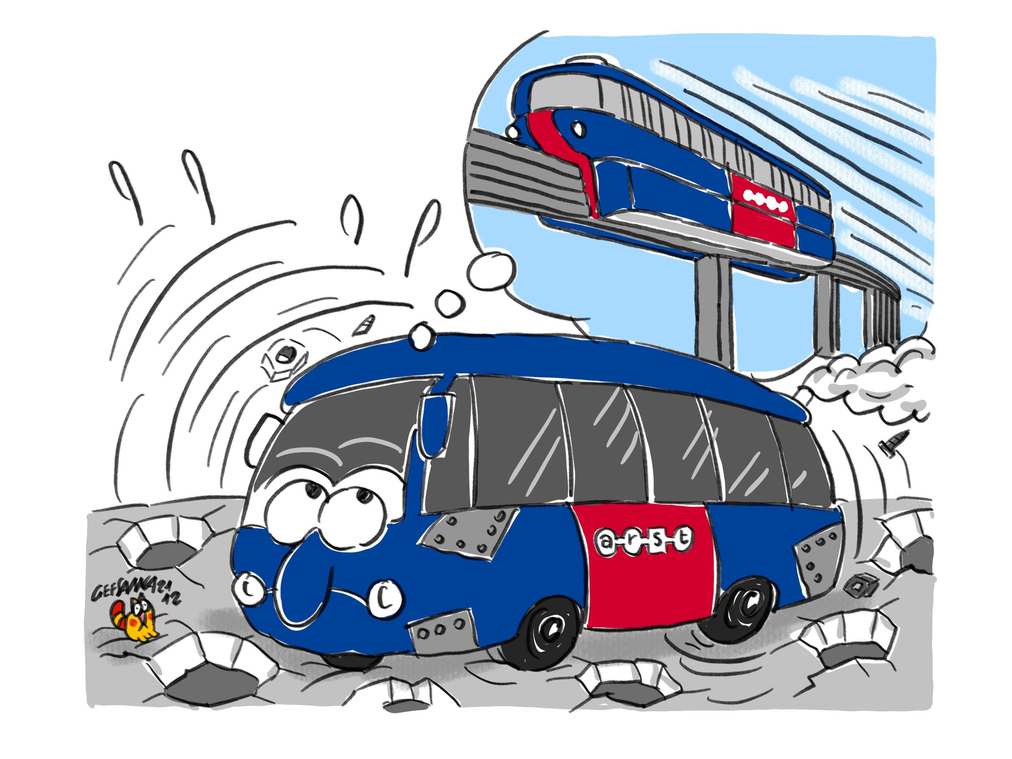 La vignetta di Gef: strade e aeroporti green nell'isola? Per ora un sogno