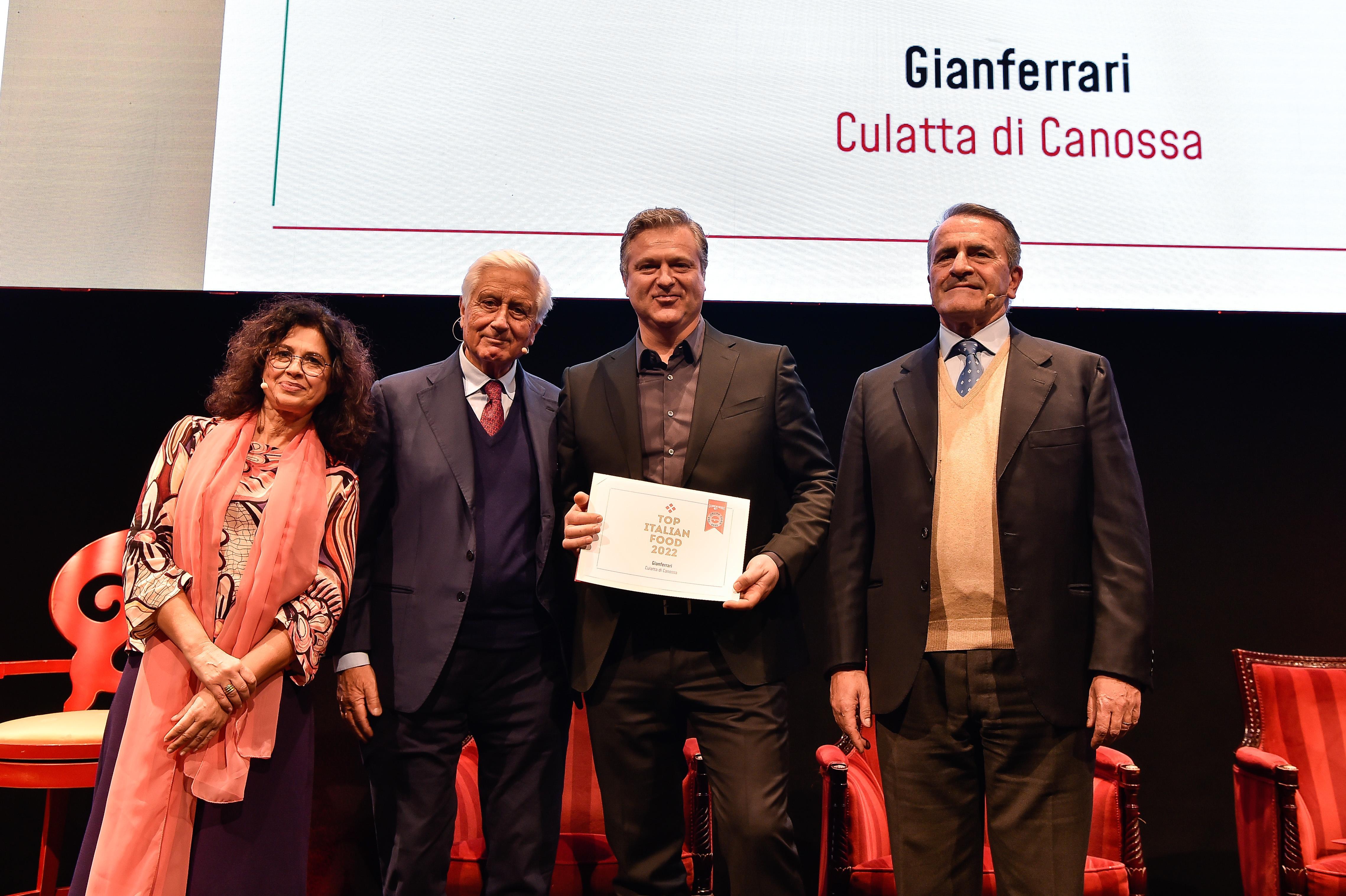 Top Italian Food: il Gambero Rosso premia la "Culatta di Canossa" di Gianferrari