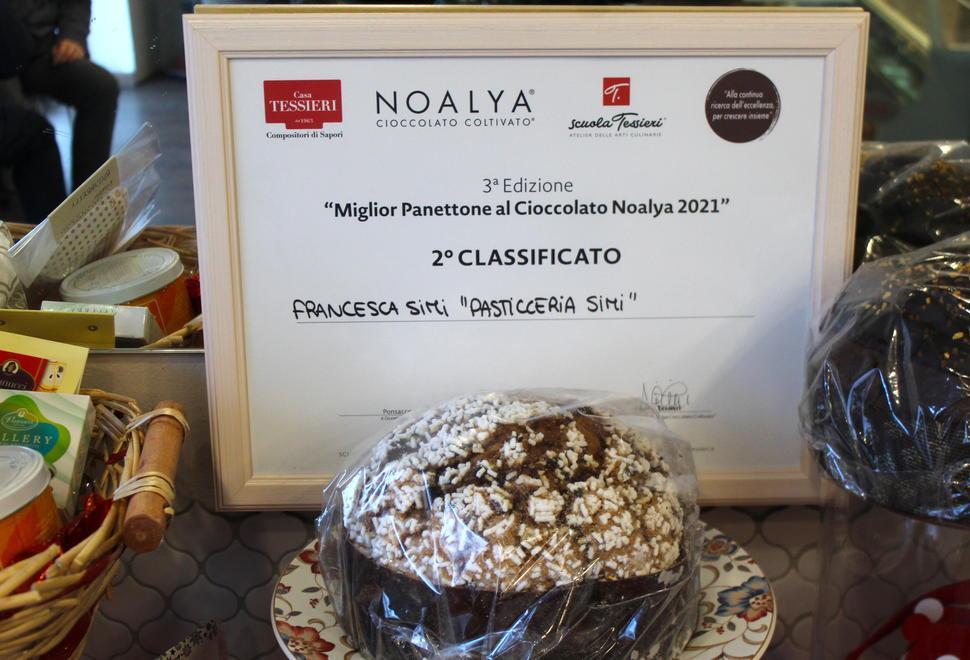 Il panettone Simi al cioccolato Noalya sul podio del gusto