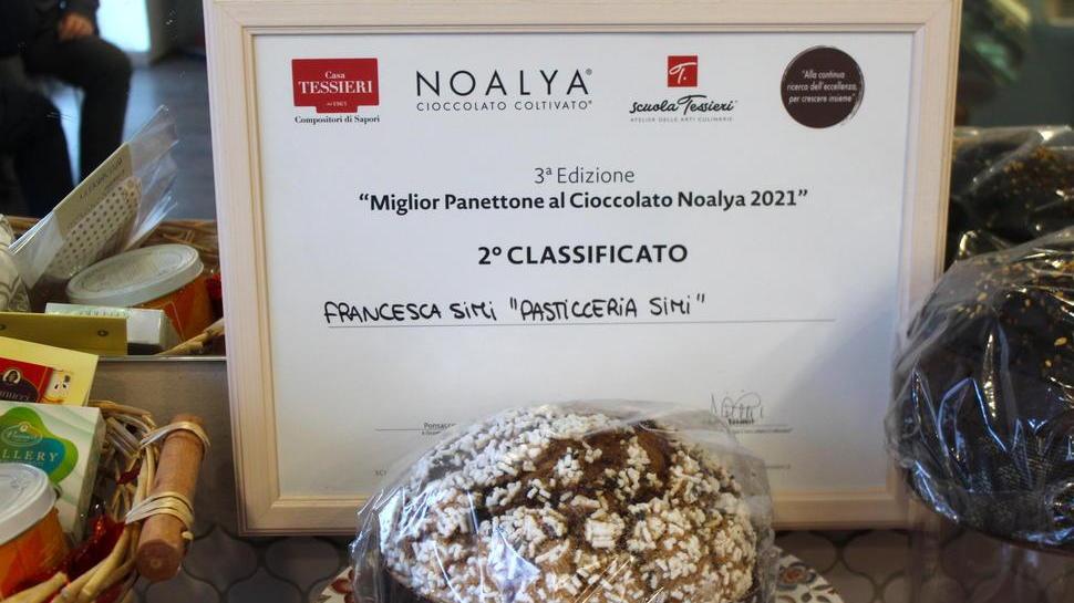 Il panettone Simi al cioccolato Noalya sul podio del gusto