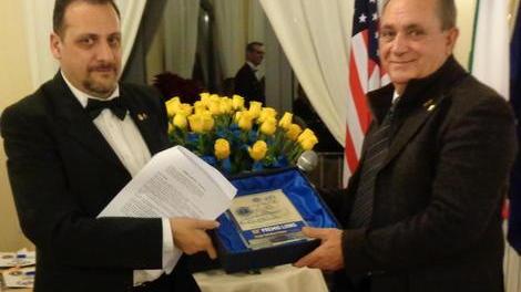 Pafumi premiato dal Lions club