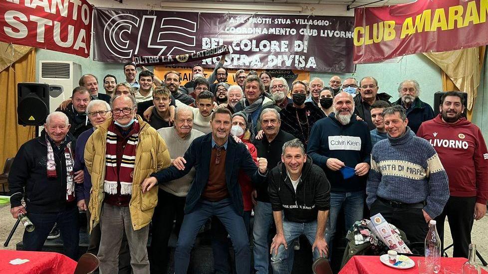 Toccafondi e i giocatori alla cena dei tifosi