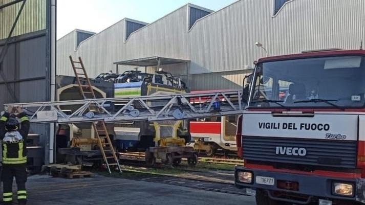 Hitachi Rail, scatta l’allarme per un principio di incendio
