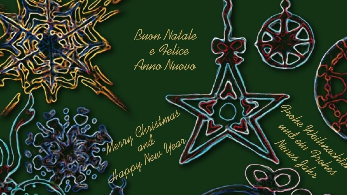 Cartoline di auguri di fine anno disponibili negli uffici