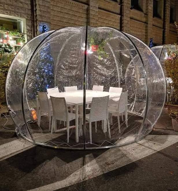 Vignola, la curiosità: I tre super igloo del ristorante battono il freddo 