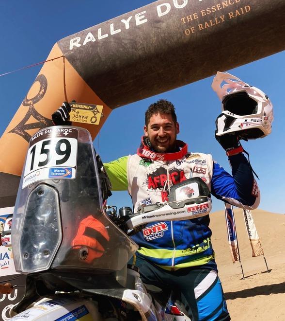 Il 23enne festeggia l’ottavo posto al Rally in Marocco che gli ha garantito il pass per la Dakar