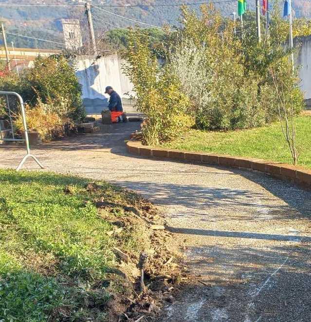 Lavori quasi finiti al parco in centro