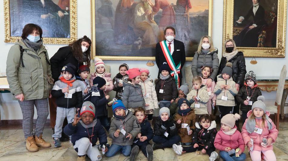 I bimbi della Mamitù in visita