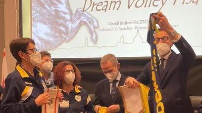 Sitting volley, premio del consiglio regionale alle atlete del Dream Pisa