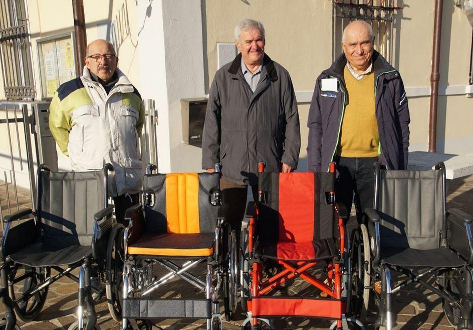 Carrozzine al centro sociale