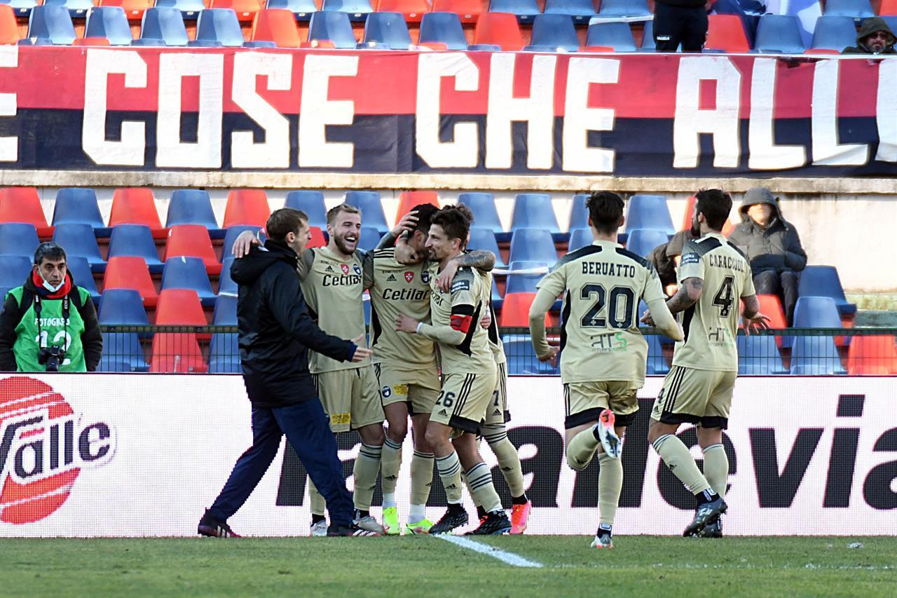 L'esultanza dei nerazzurri (foto agenzia Massimo Sestini)