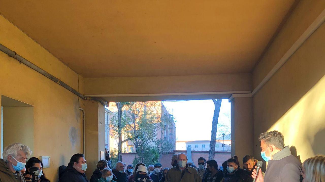 Lo scambio degli auguri al “Casone”