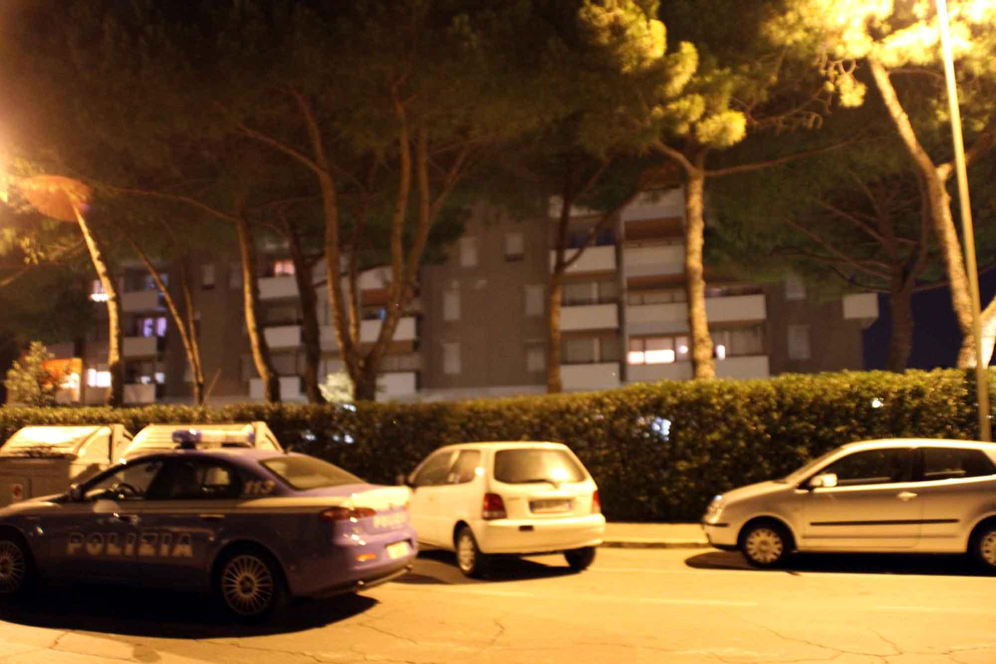 Polizia in via Goito (foto d'archivio)