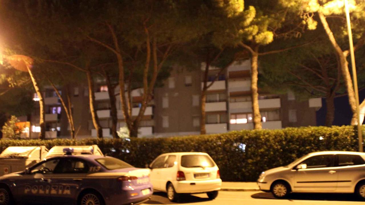 Polizia in via Goito (foto d'archivio)