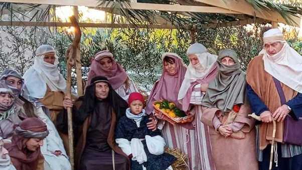 La Natività “interpretata” dai figuranti di Castagnola