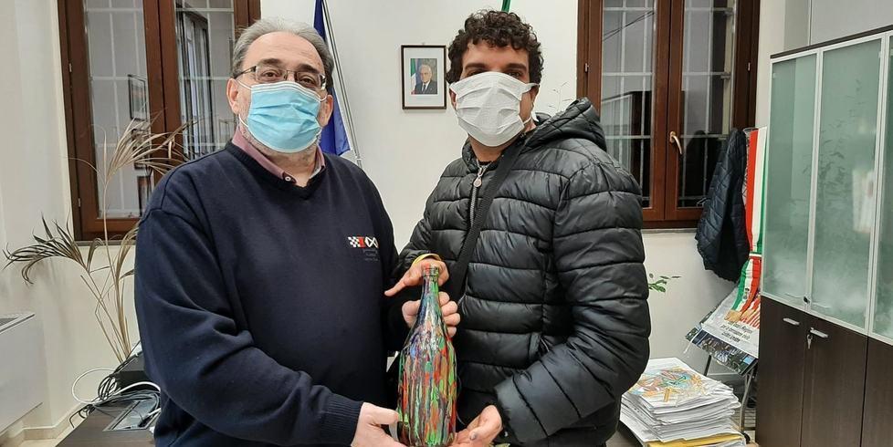 Il lambrusco diventa arte