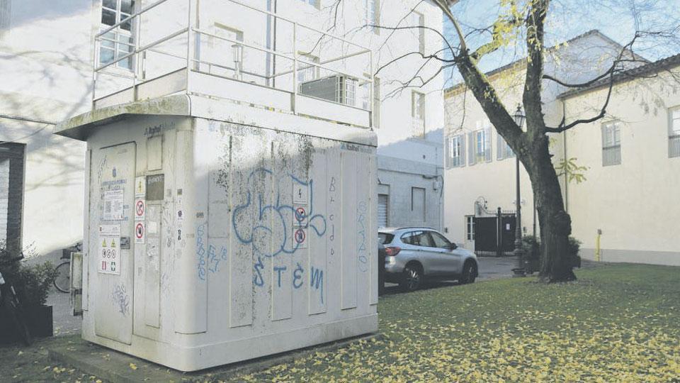 Una centralina per il controllo della qualità dell’aria (Foto Ilaria Genovesi)