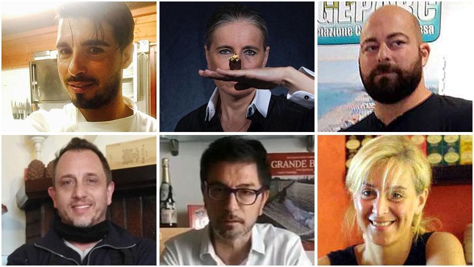 Alessio Giorgieri, Simona Fochi, Giacomo Nunziati, Leonardo Tomè, renato Vallone e Nadia Cavazzini