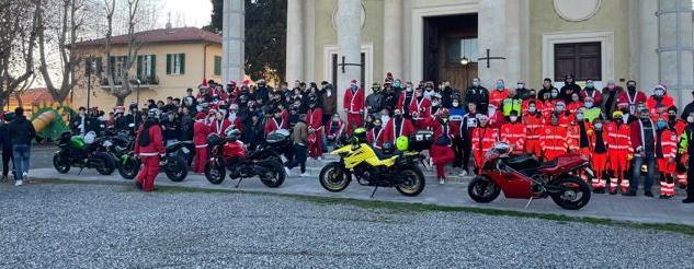Pubblica assistenza: Babbo Natale bikers 
